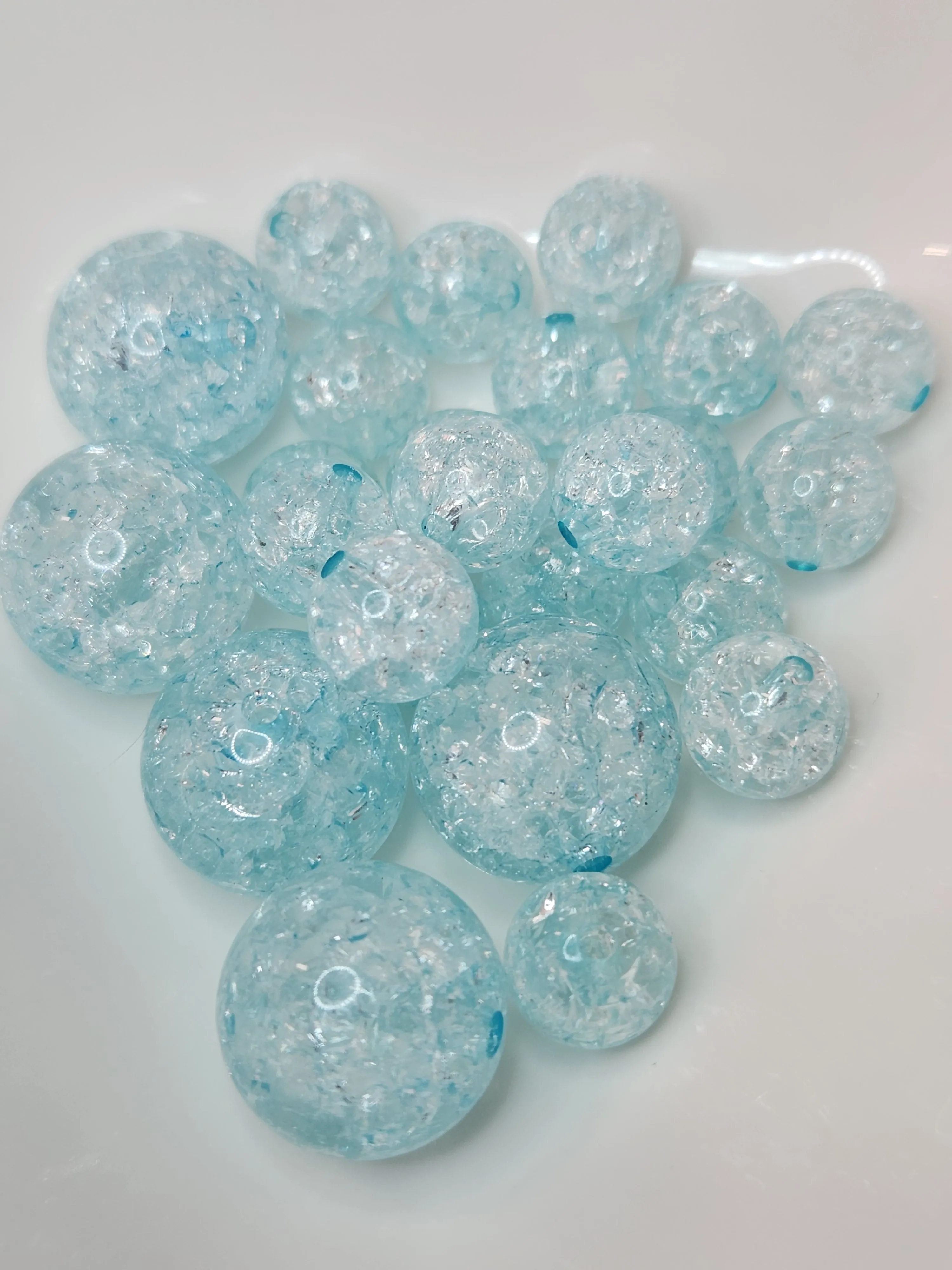 Light Blue Crackle cbgb42