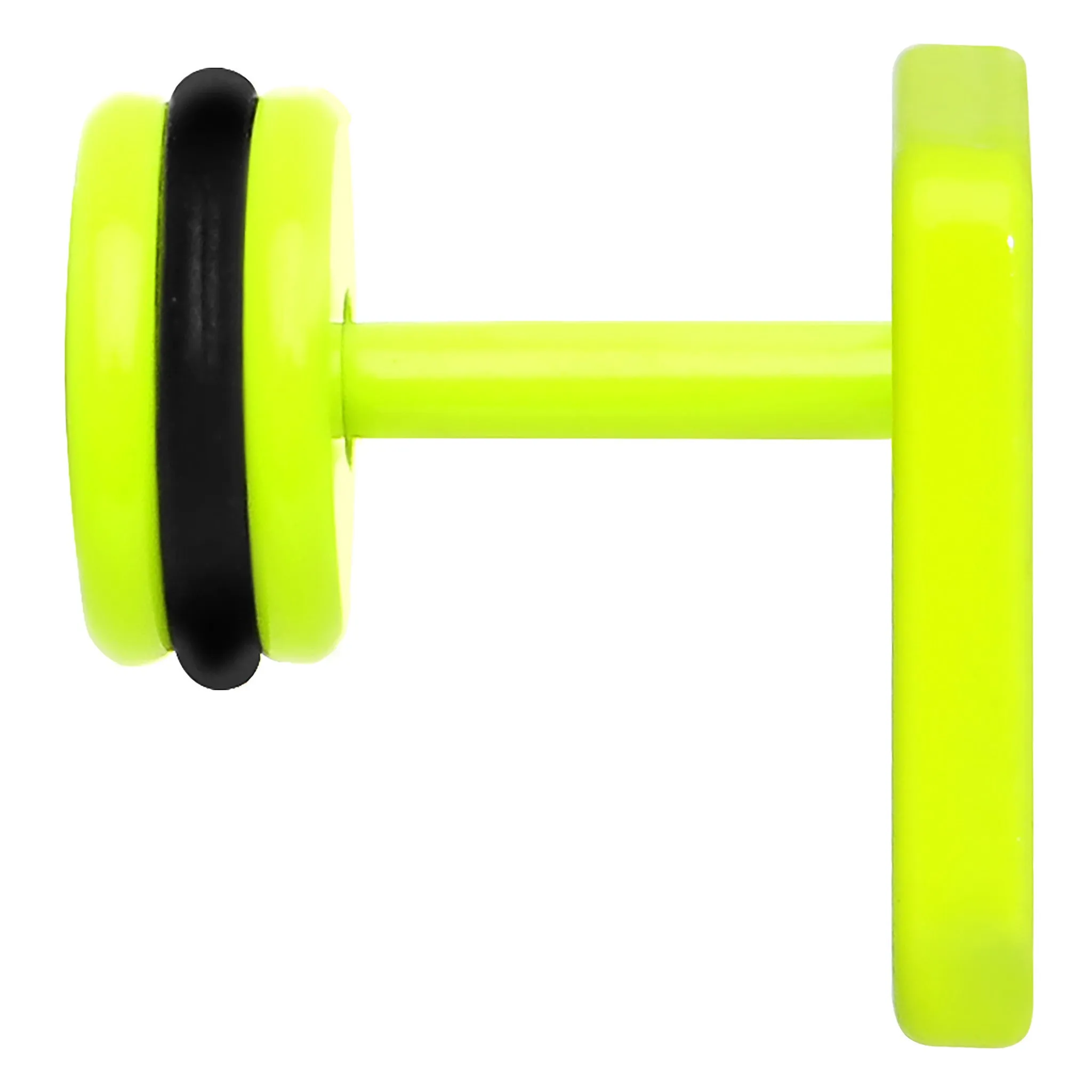 Light Green Neon Enamel Music Note Cheater Plug