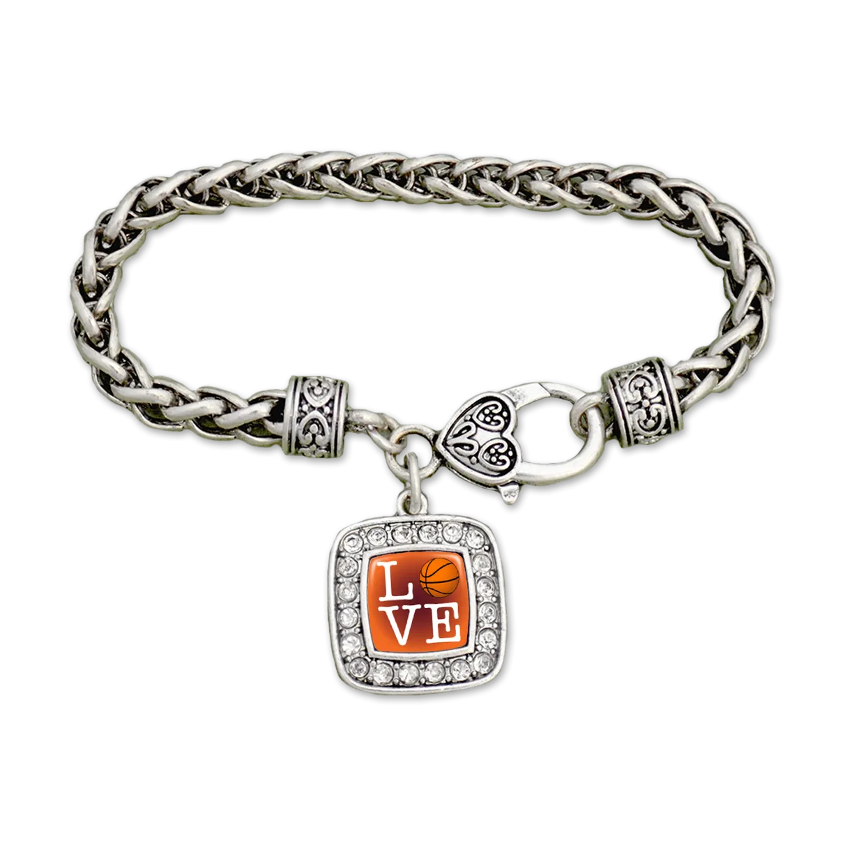 LOVE Basketball Clamp Bracelet