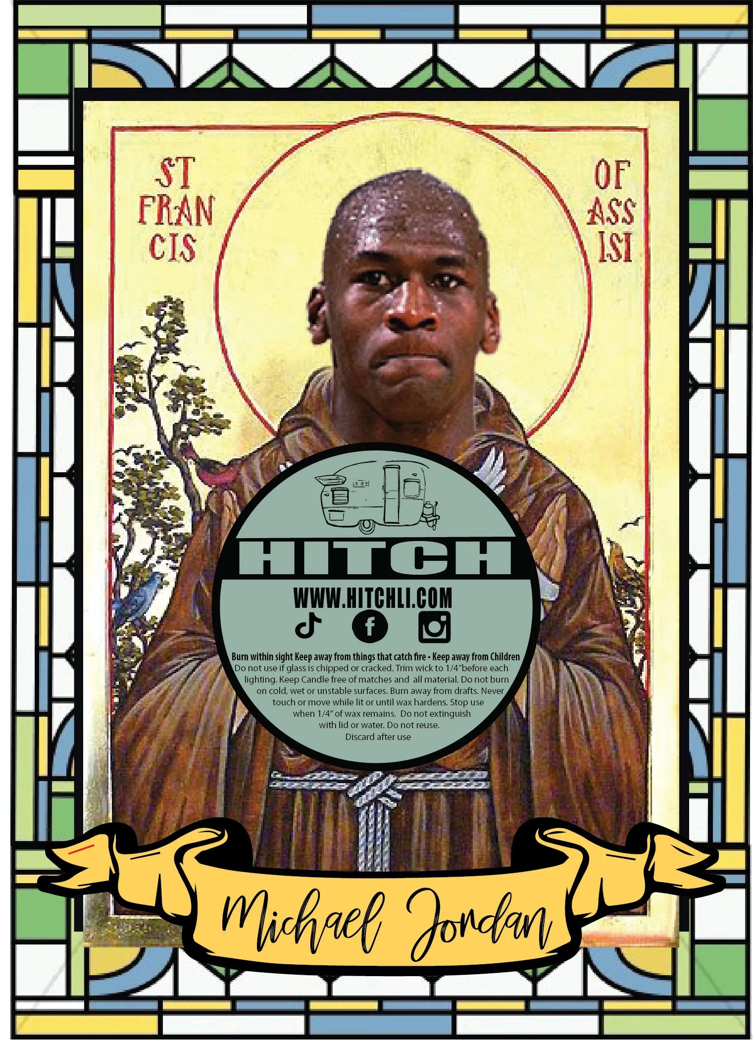 Michael Jordan Original Prayer Candle