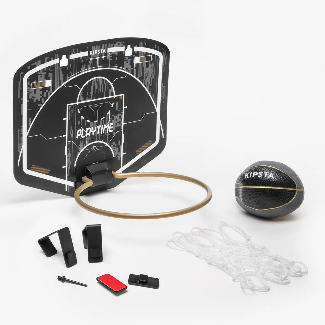 Mini panier de basket - sk100 noir or