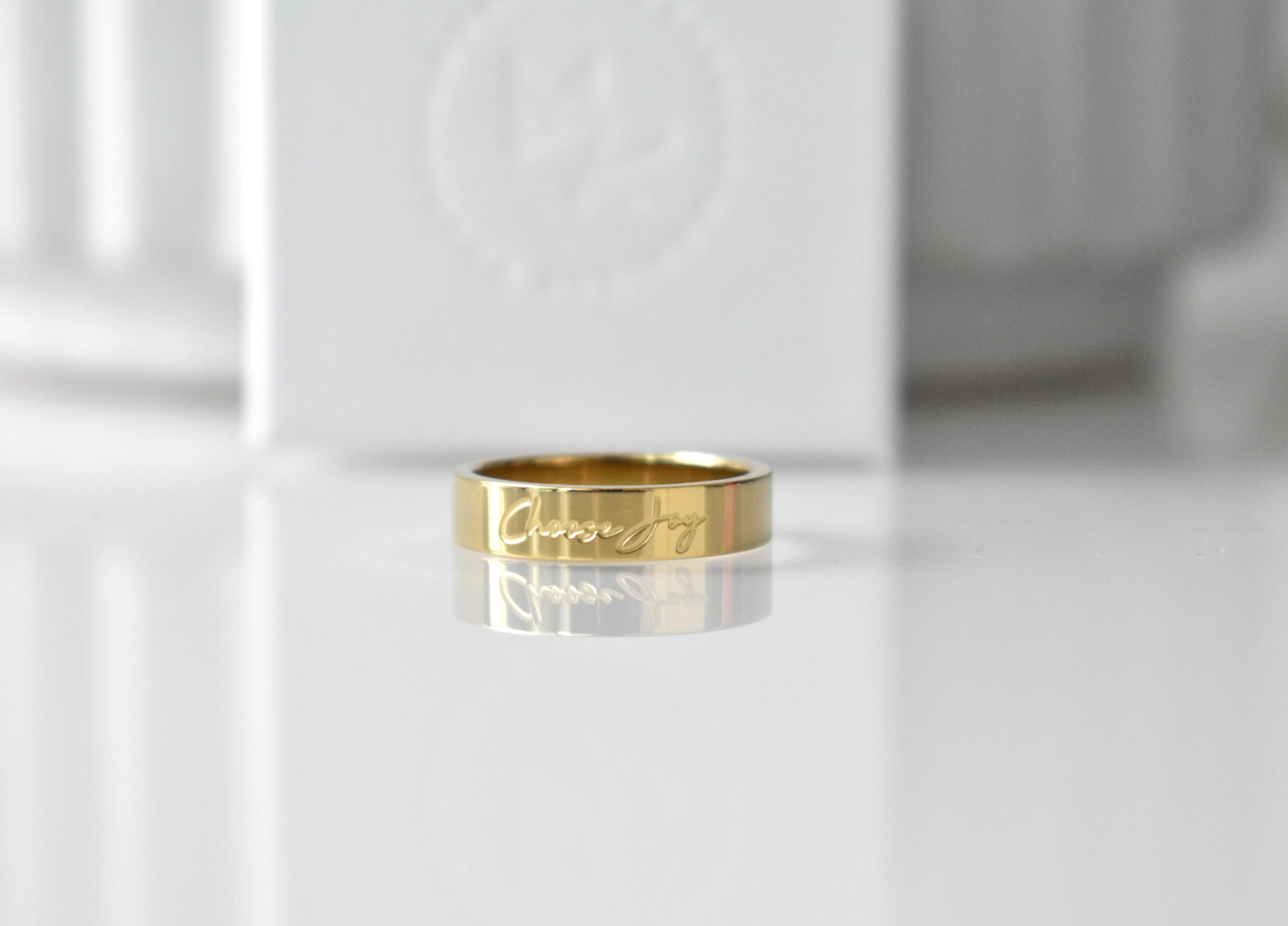 Mini "Choose Joy" Ring