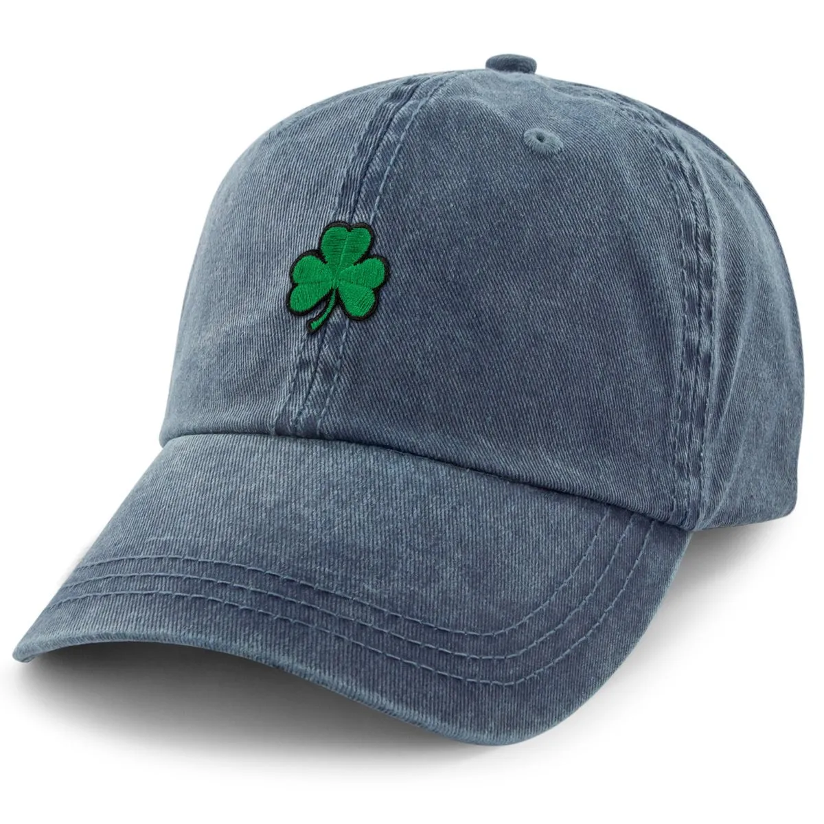 Mini Shamrock Washed Dad Hat