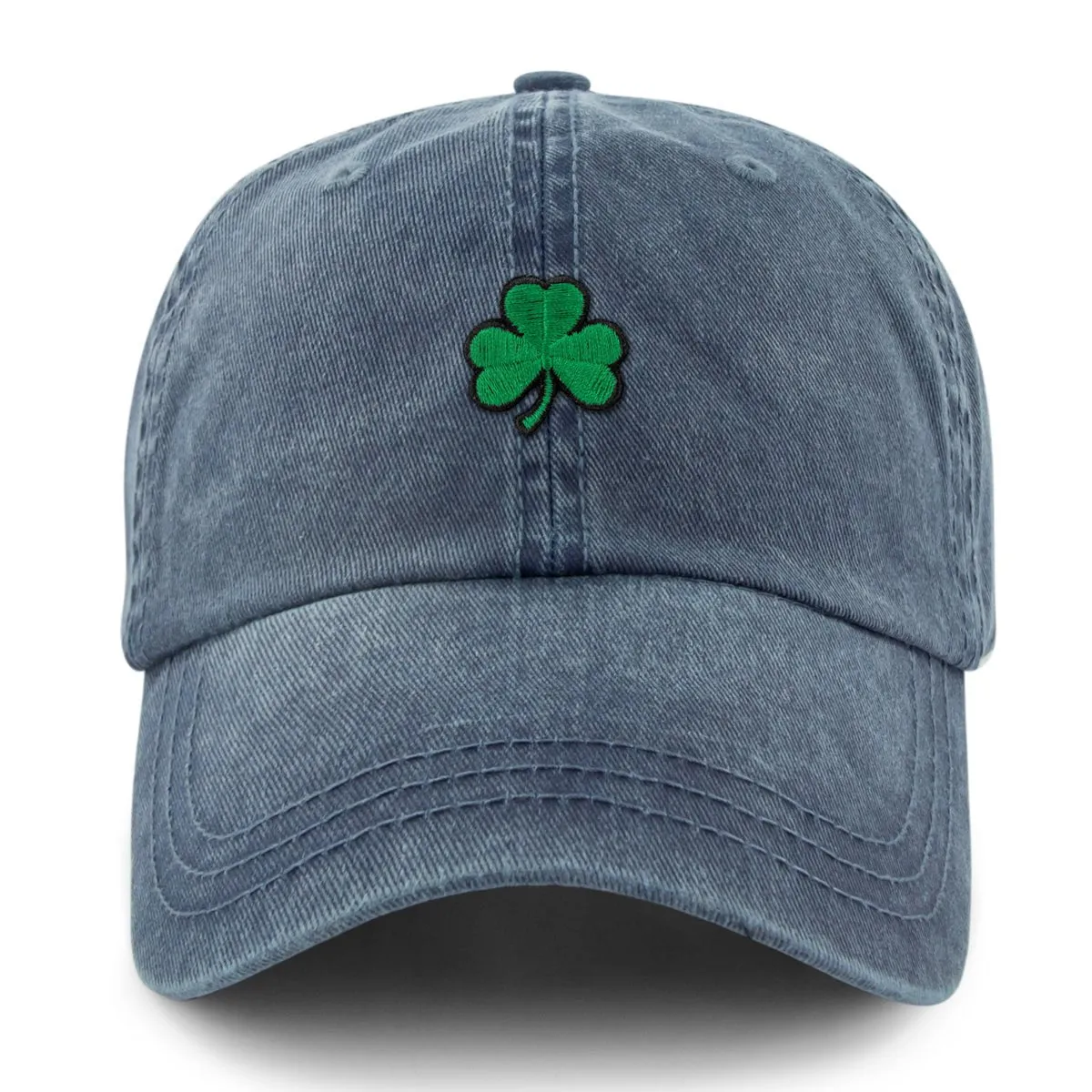 Mini Shamrock Washed Dad Hat