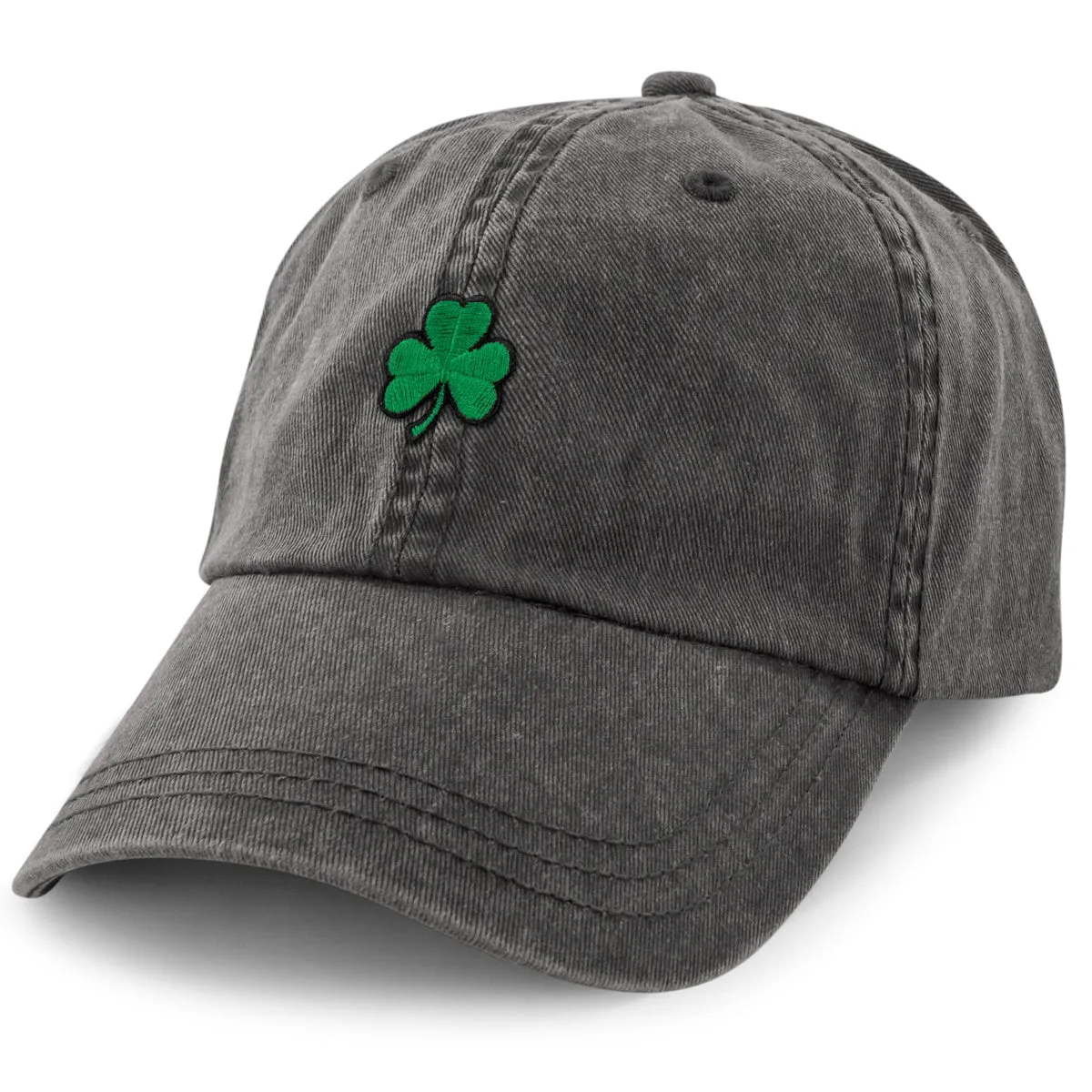 Mini Shamrock Washed Dad Hat