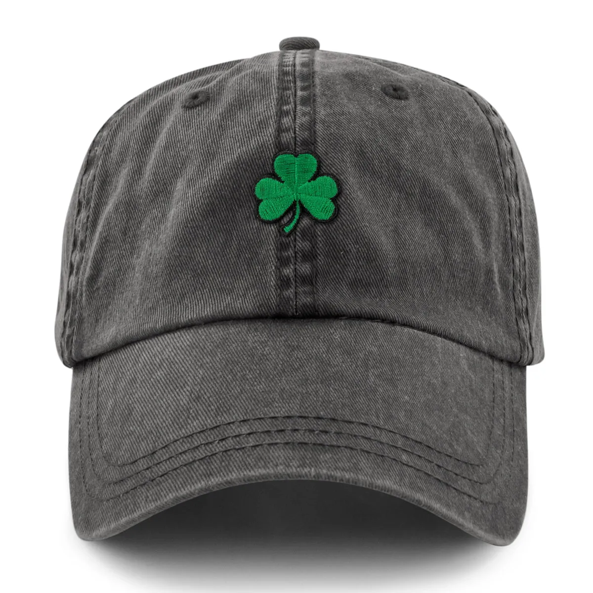 Mini Shamrock Washed Dad Hat