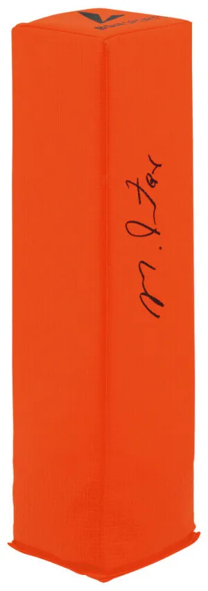Montez Sweat (BEARS) Signed BSN Orange Endzone Football Pylon - (SCHWARTZ COA)