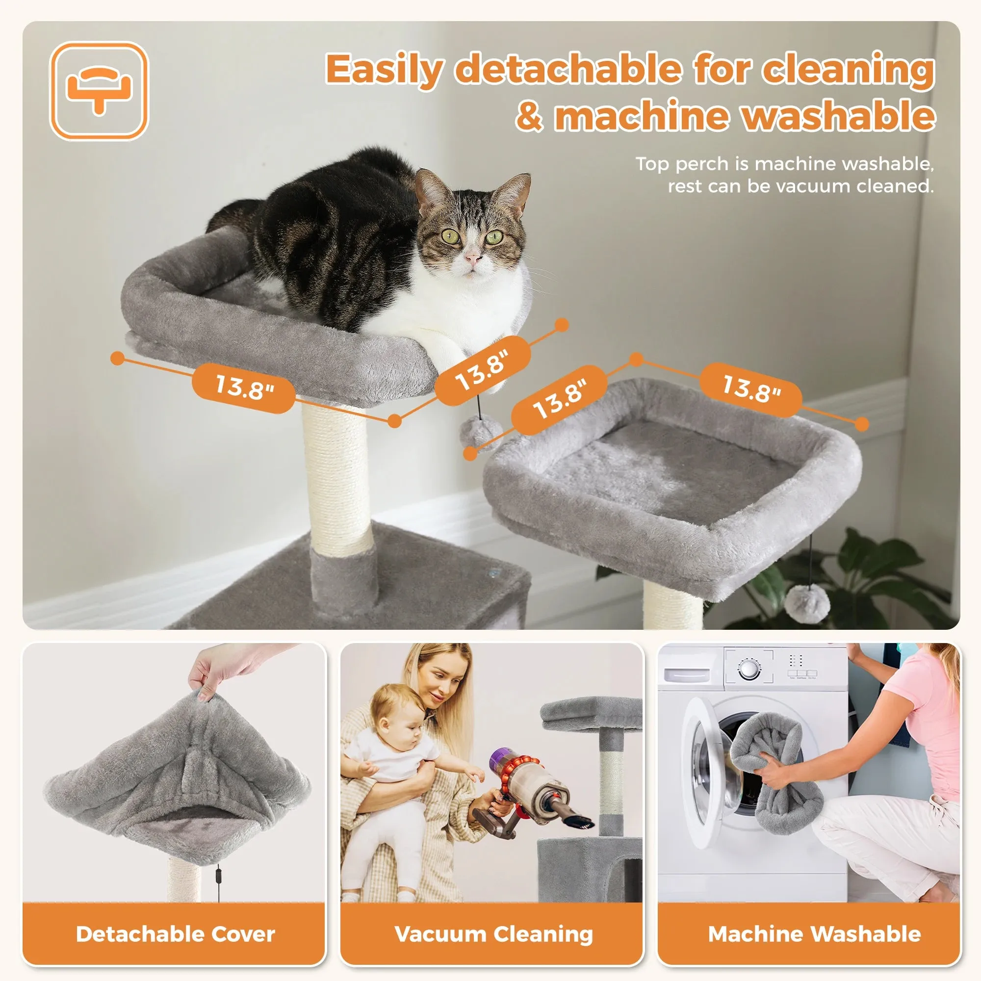 Multilevel Large Cat Tree House