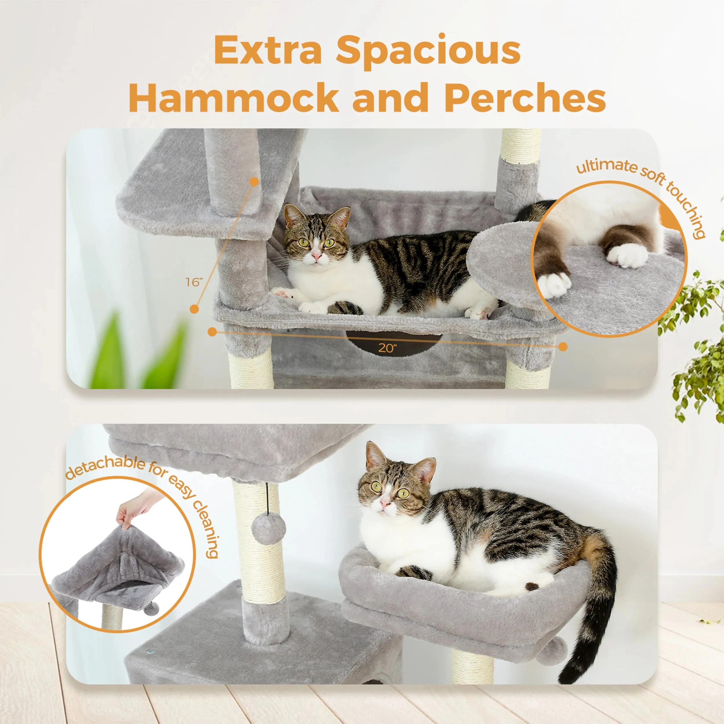 Multilevel Large Cat Tree House