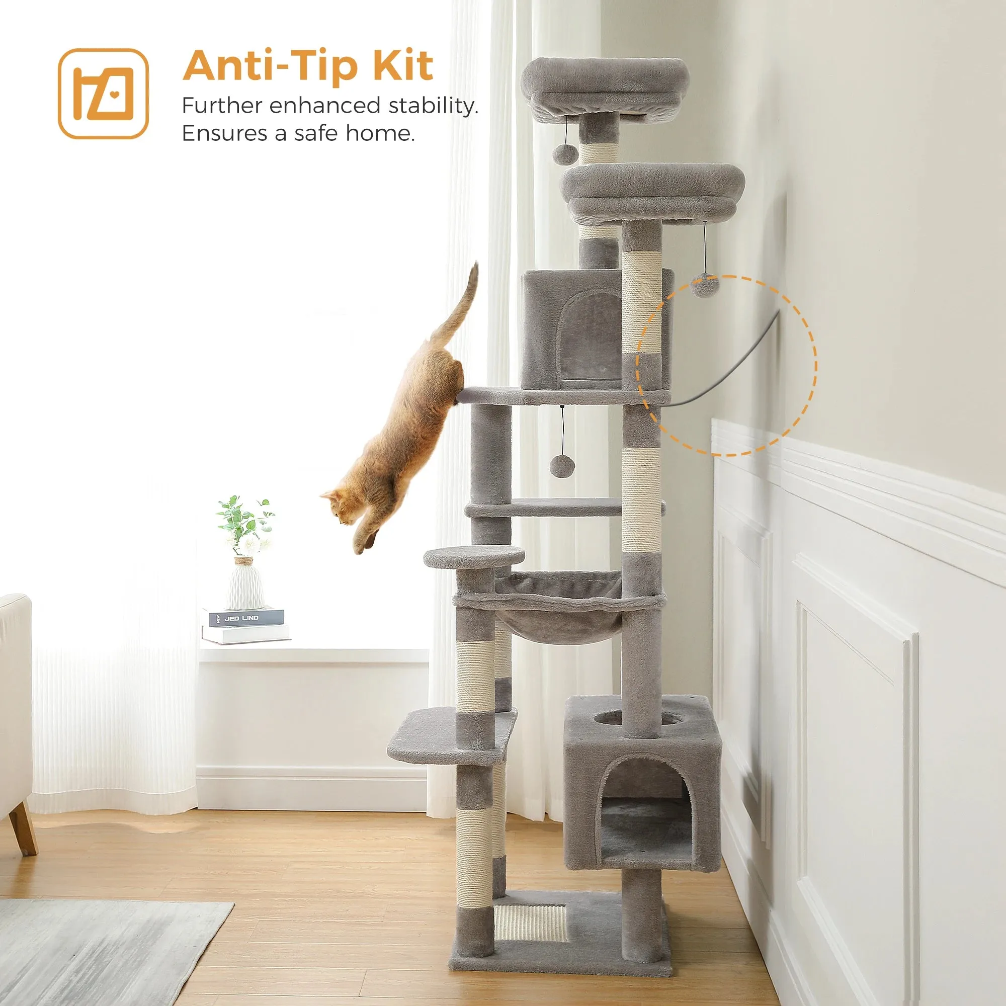 Multilevel Large Cat Tree House