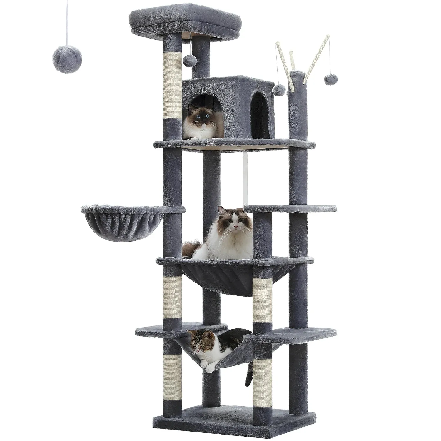 Multilevel Large Cat Tree House