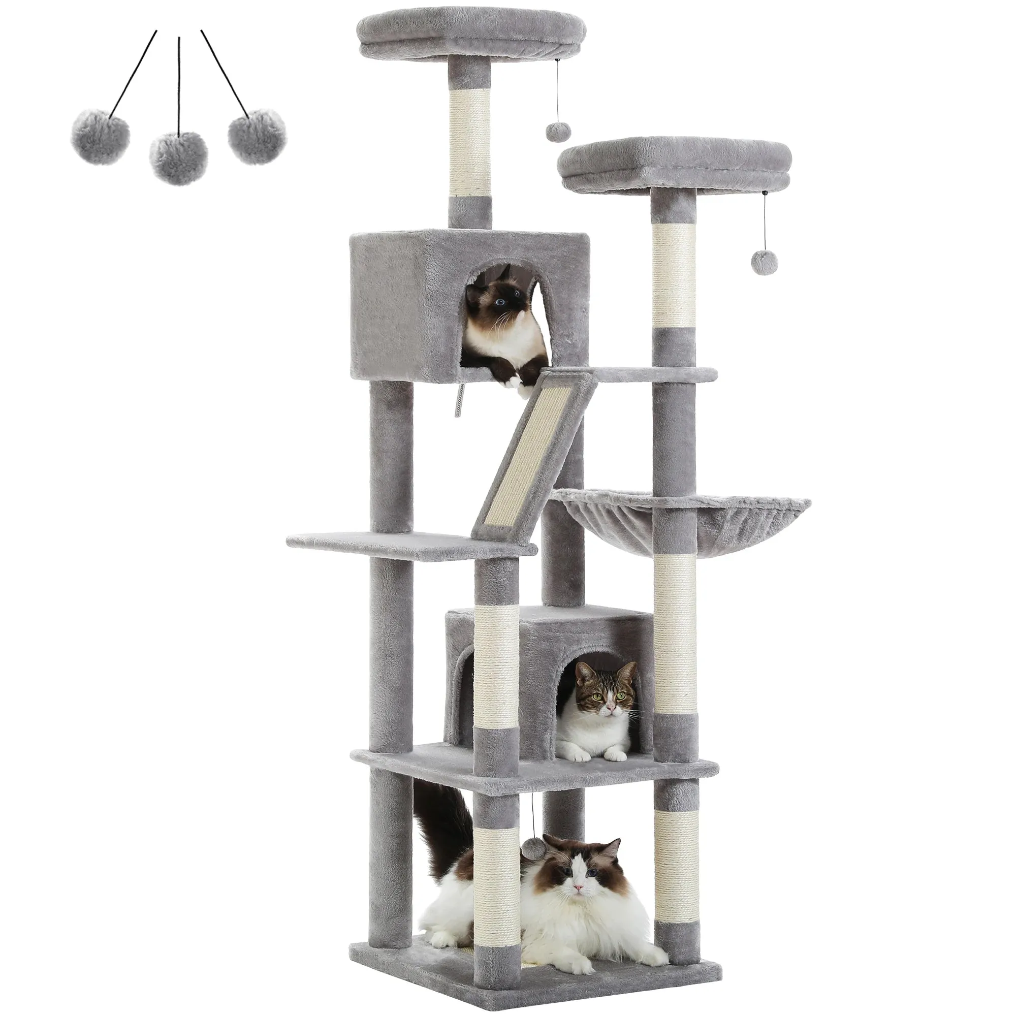 Multilevel Large Cat Tree House