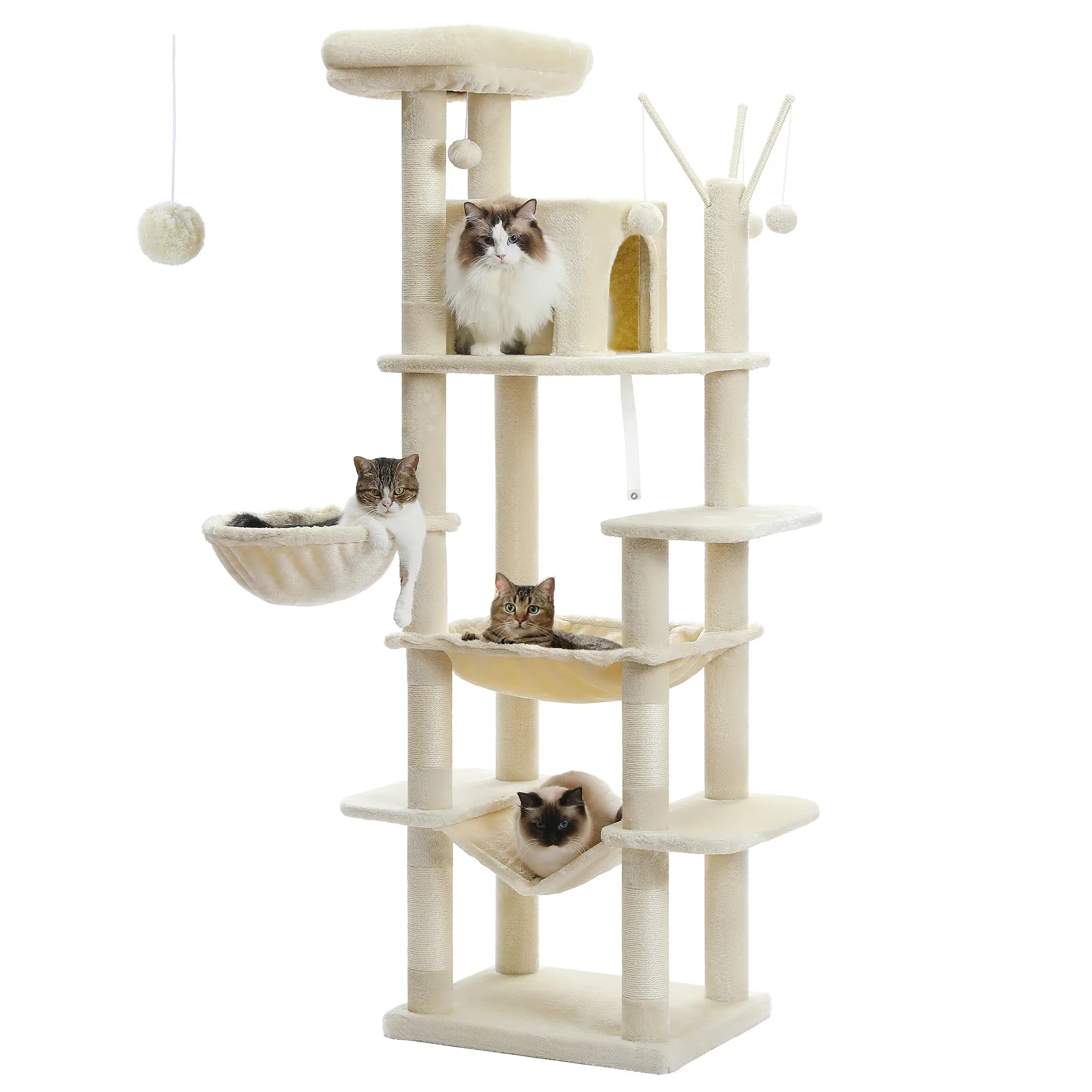 Multilevel Large Cat Tree House