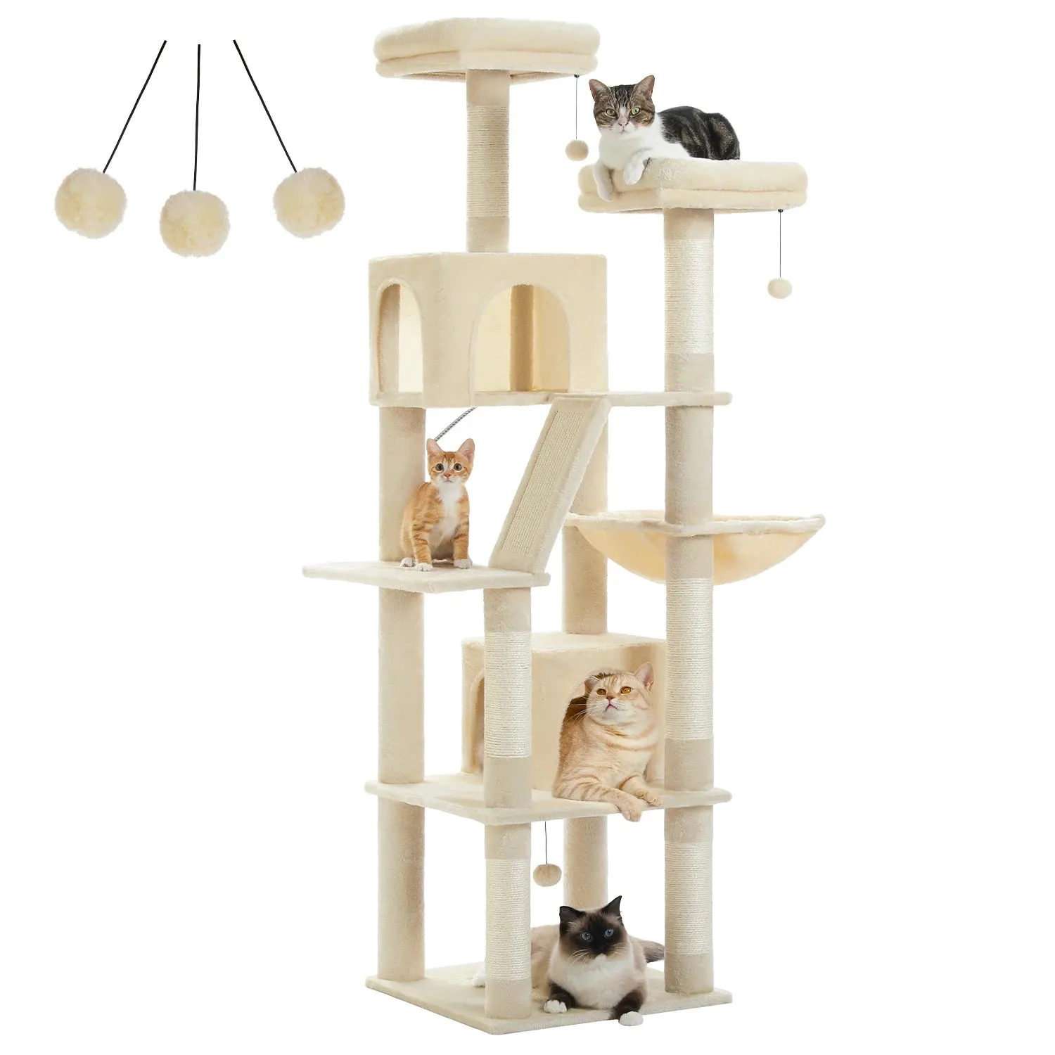 Multilevel Large Cat Tree House