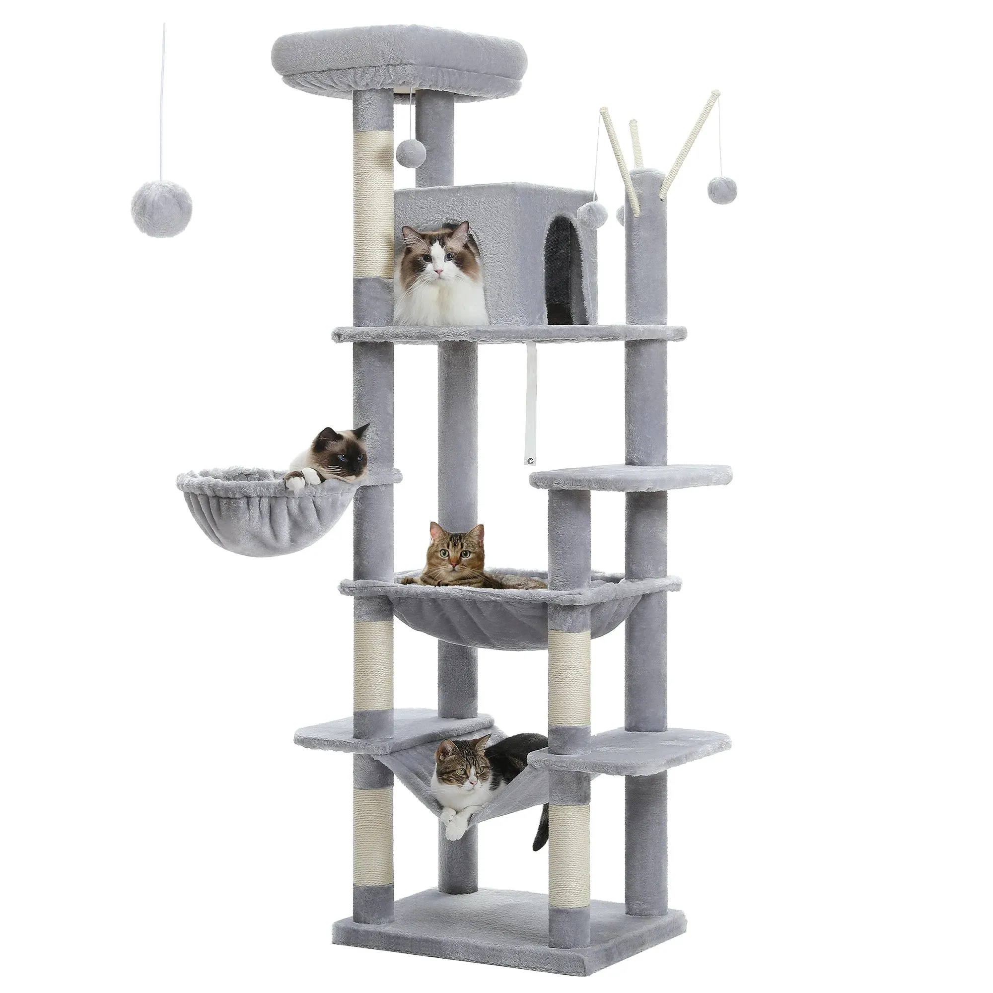 Multilevel Large Cat Tree House