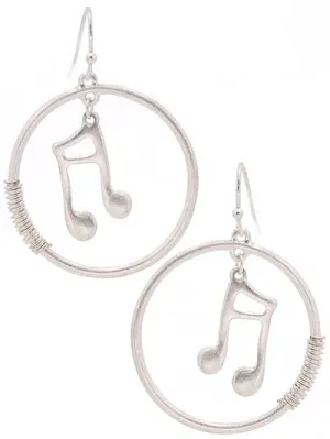 Music Note Earrings