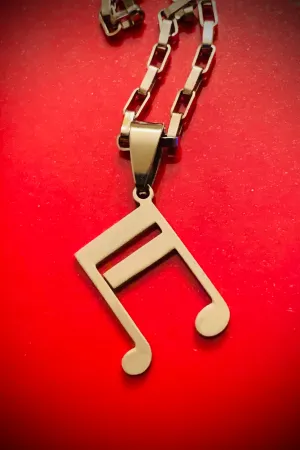 Music Note Pendant  #19222