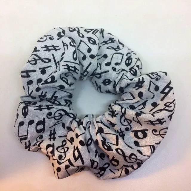 Music Note Scrunchie / Music Themed Hair Accessories