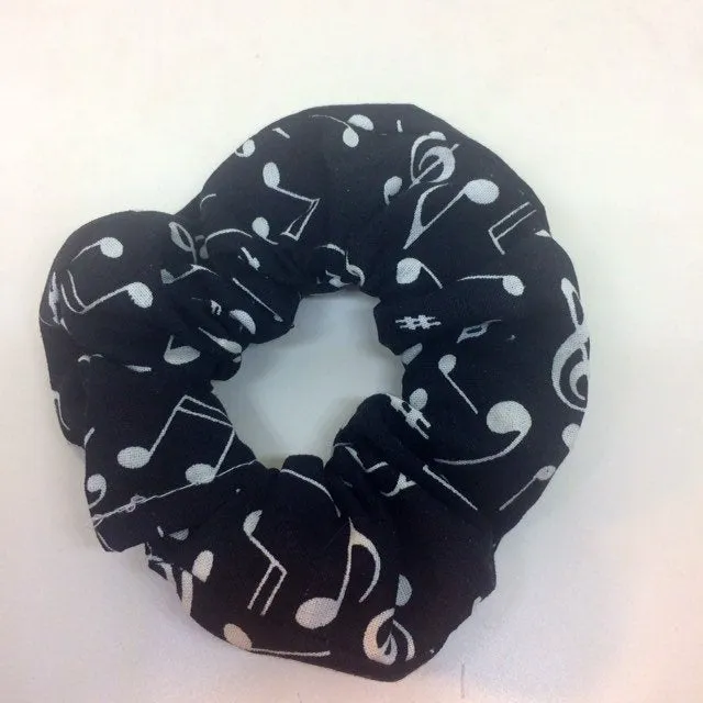 Music Note Scrunchie / Music Themed Hair Accessories