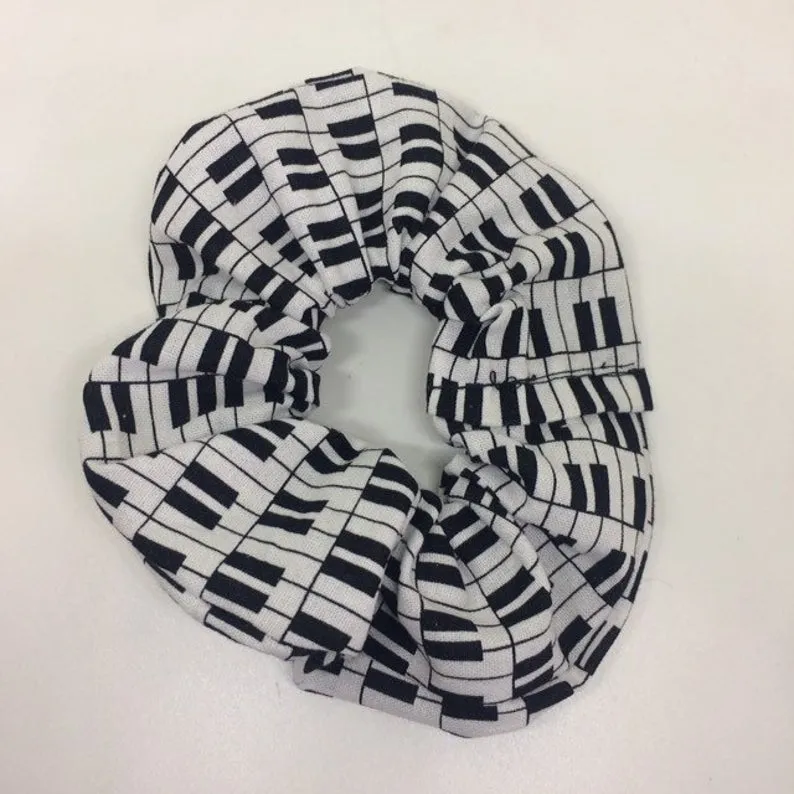 Music Note Scrunchie / Music Themed Hair Accessories