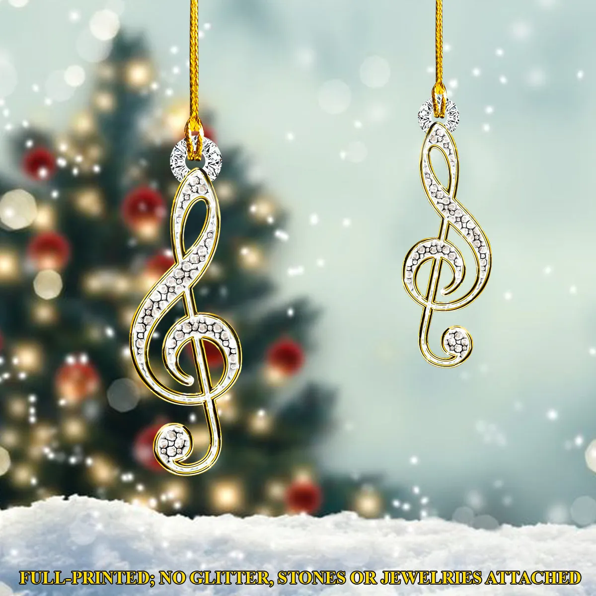 Music Note - Shaped Ornament - 1038