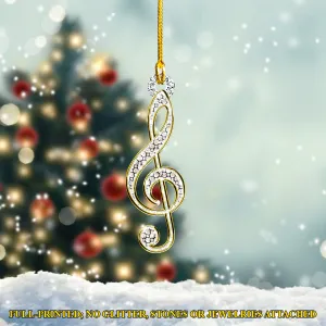 Music Note - Shaped Ornament - 1038