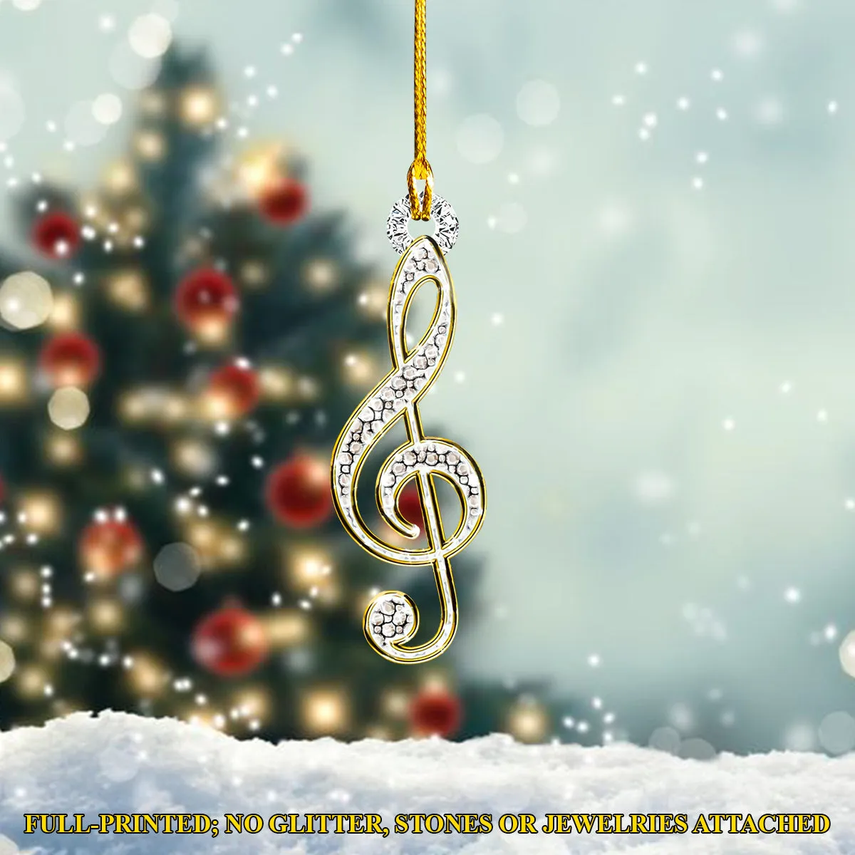 Music Note - Shaped Ornament - 1038