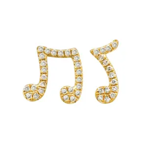 Music Note Studs