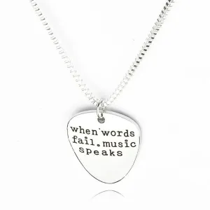 Music Speaks Necklace