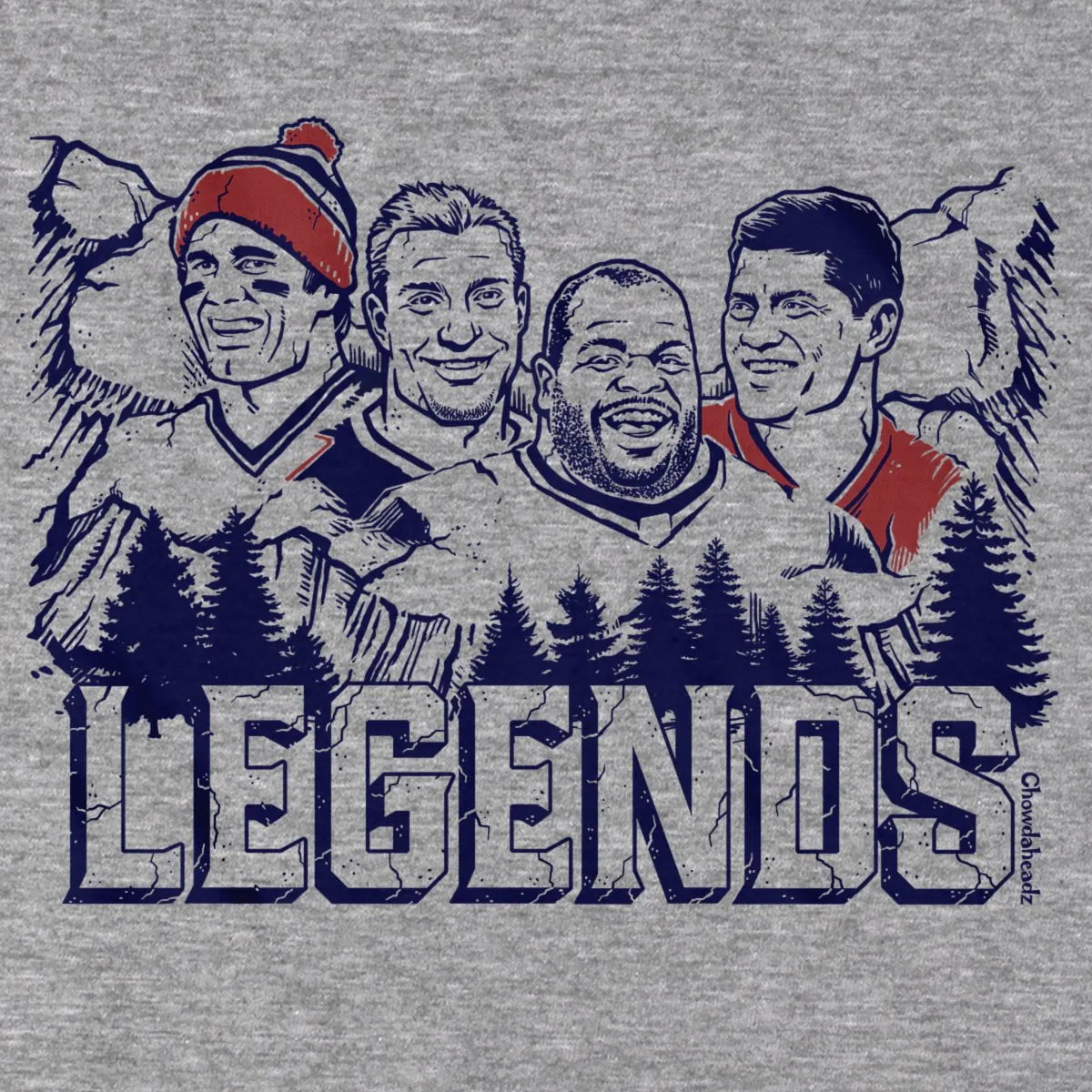 New England Football Legends T-Shirt