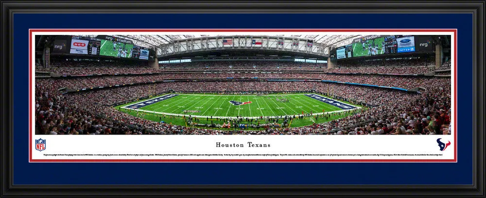 NFL TEXANS Panoramic Picture - NRG Stadium Panorama