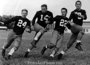 Notre Dame 1949 Backfield  3728