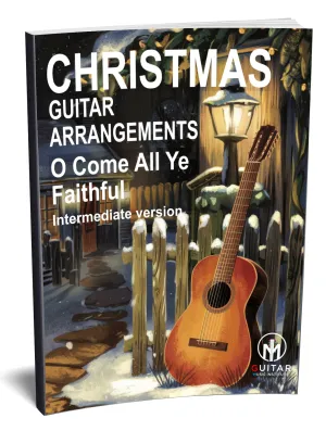 O Come All Ye Faithful: PDF Intermediate Version for guitar - Sheet Music Download