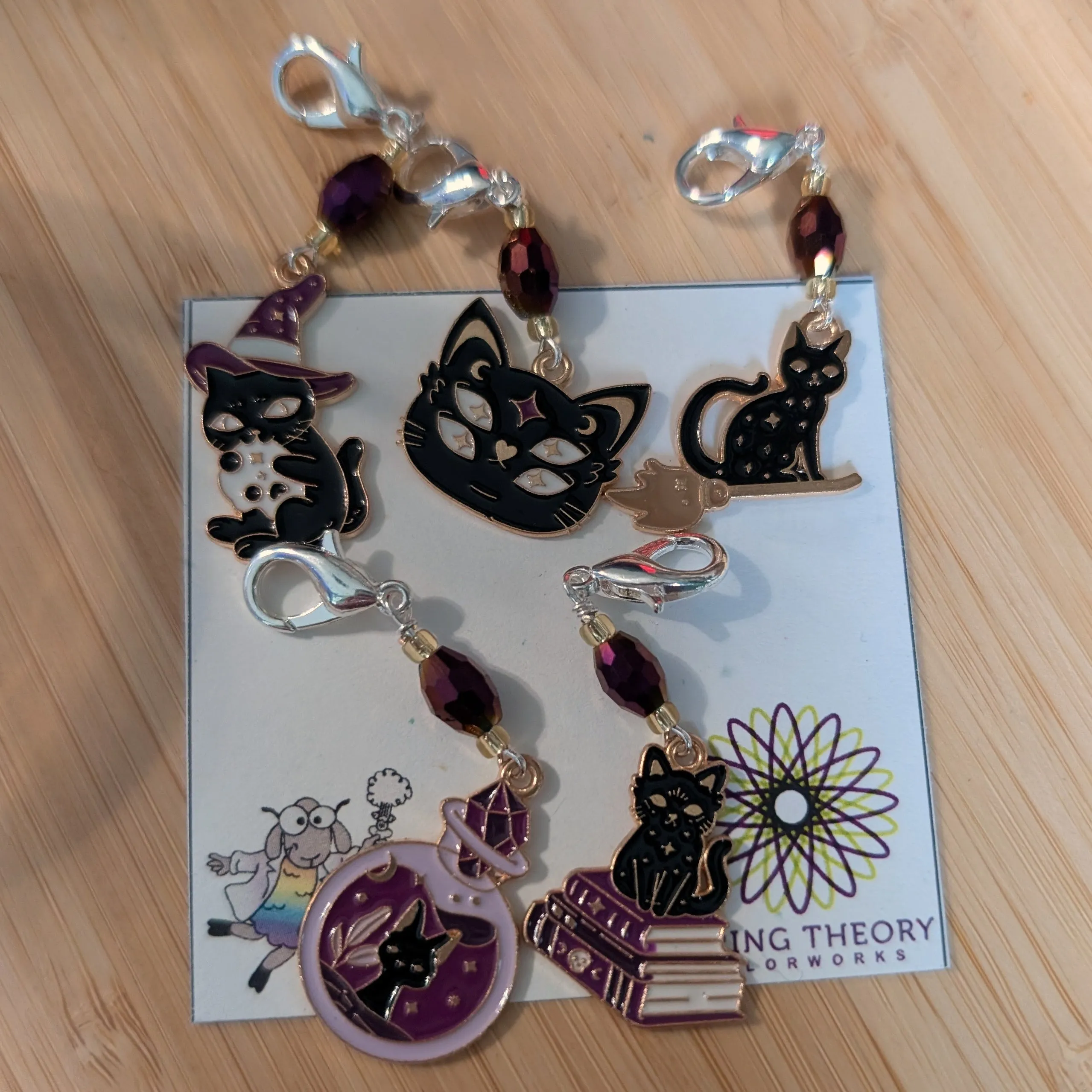 Occult Cat Markers & Earrings