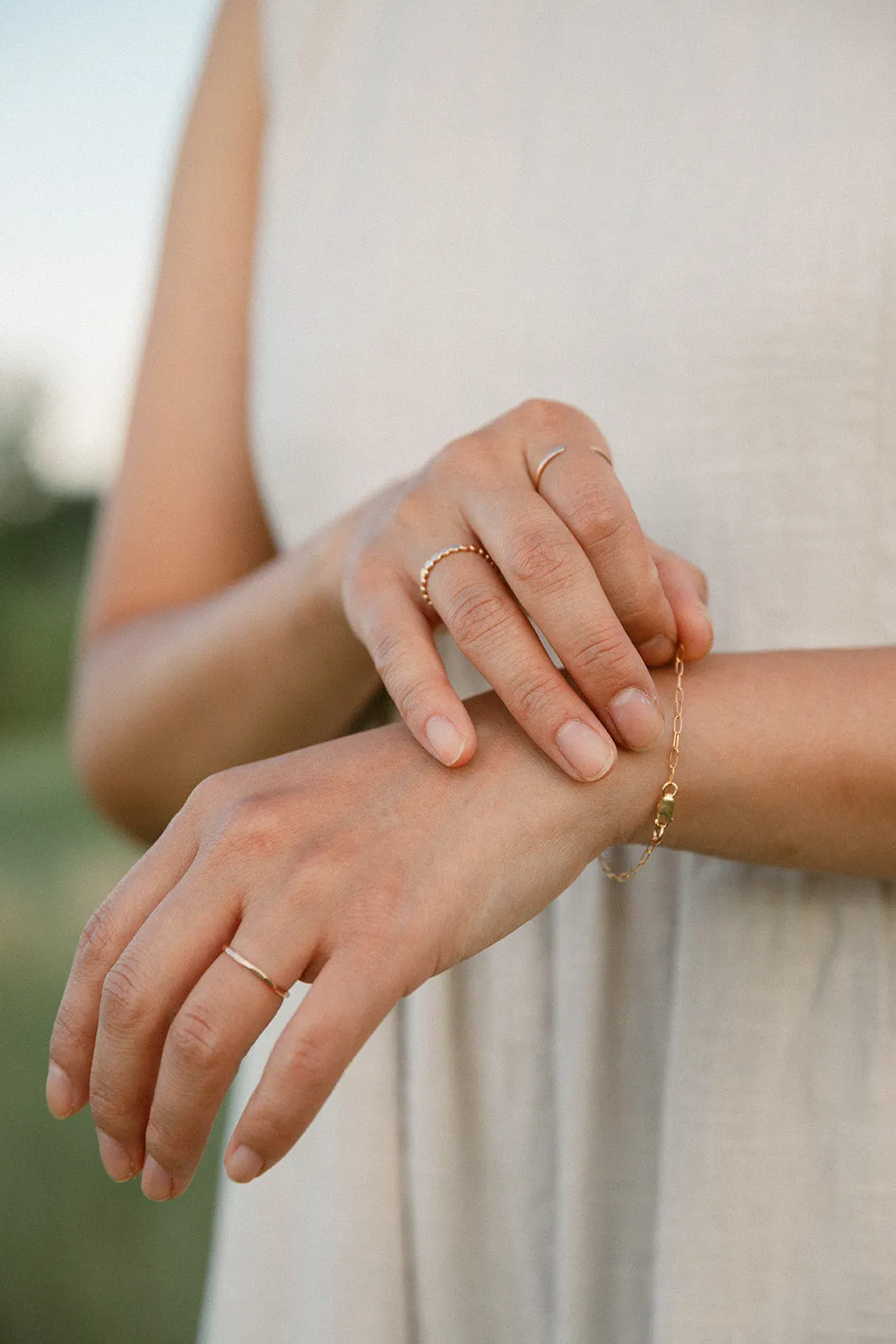 Paperclip Chain Bracelet