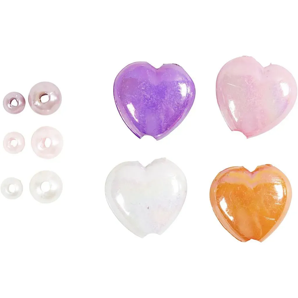 Pastel Wax Beads for Jewellery Making – Easy to Thread & Fun for Kids & Adults