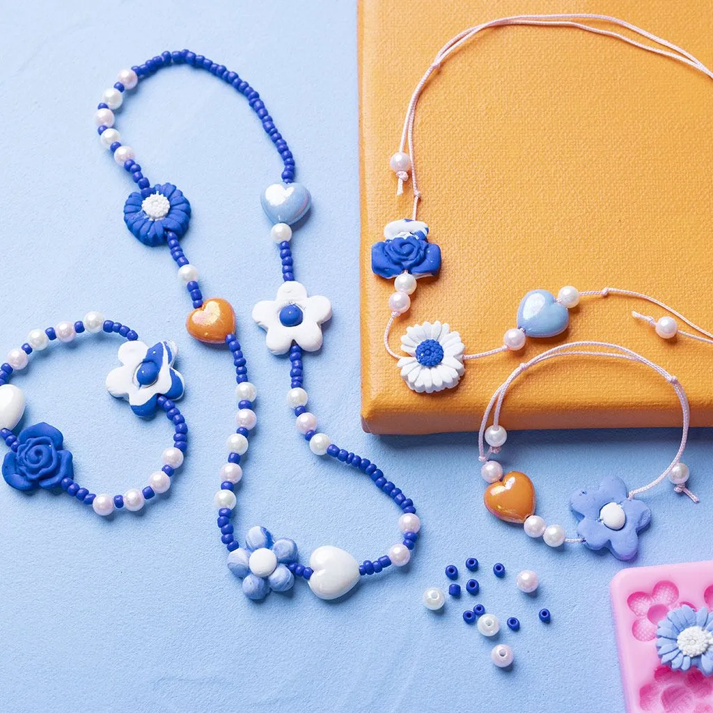 Pastel Wax Beads for Jewellery Making – Easy to Thread & Fun for Kids & Adults