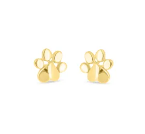 Paw Heart Studs