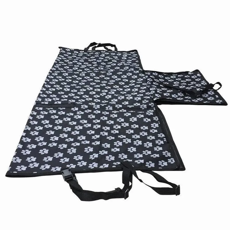 Paw Print Car Seat Dog Cover