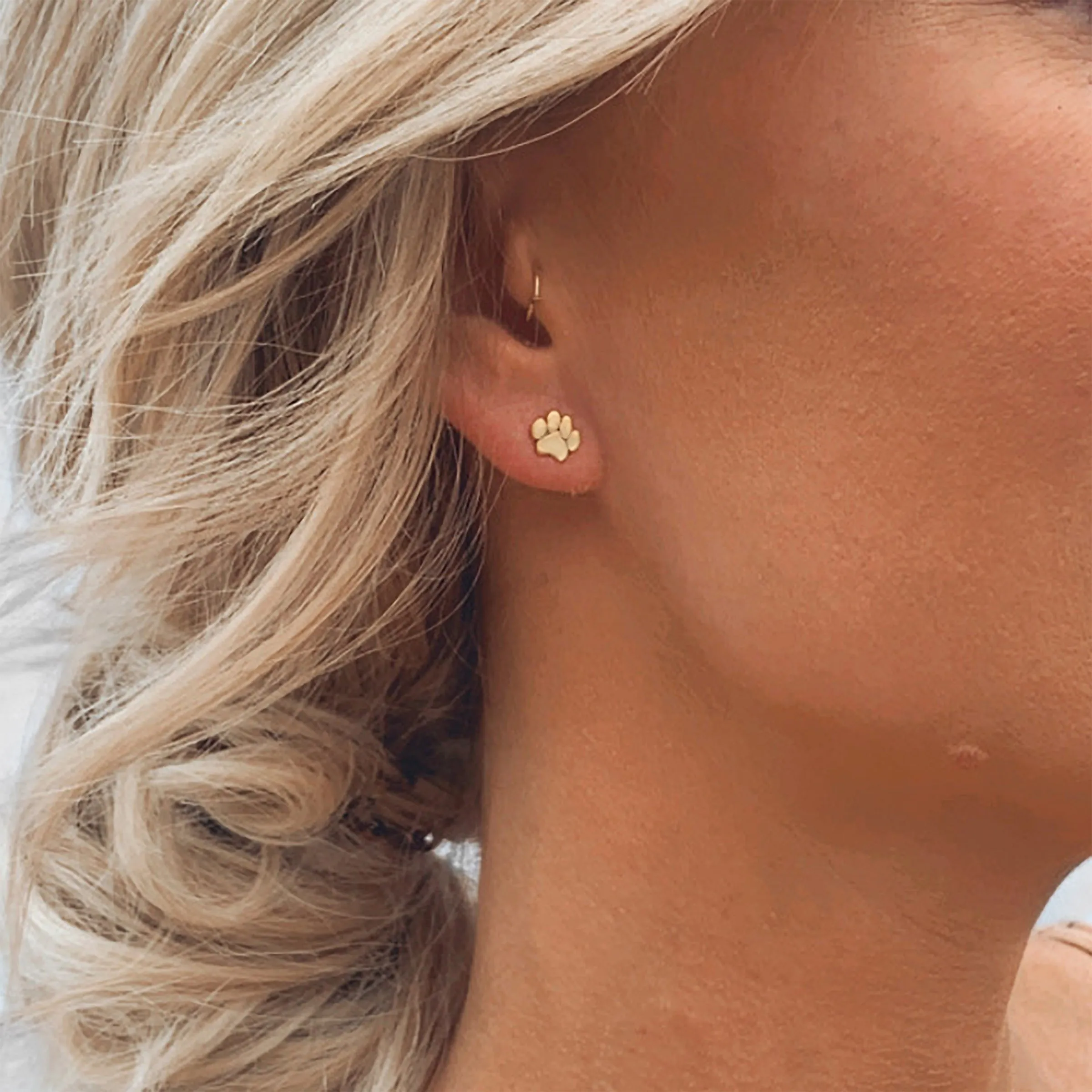 Paw Print Earrings