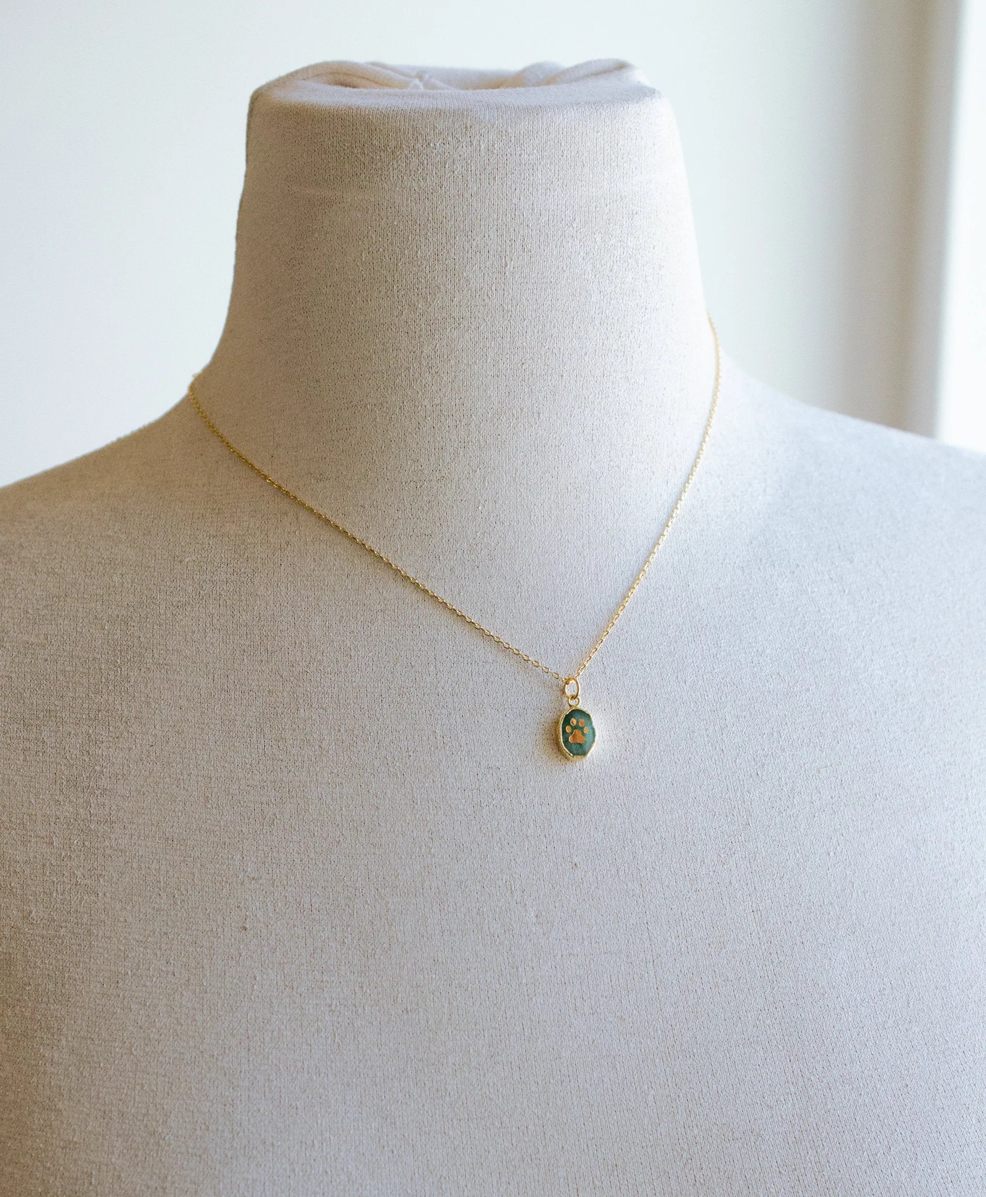 Paw Print Necklace, dog mom necklace, pet necklace, pet owner gift, animal owner necklace, animal owner gift, animal lover necklace,