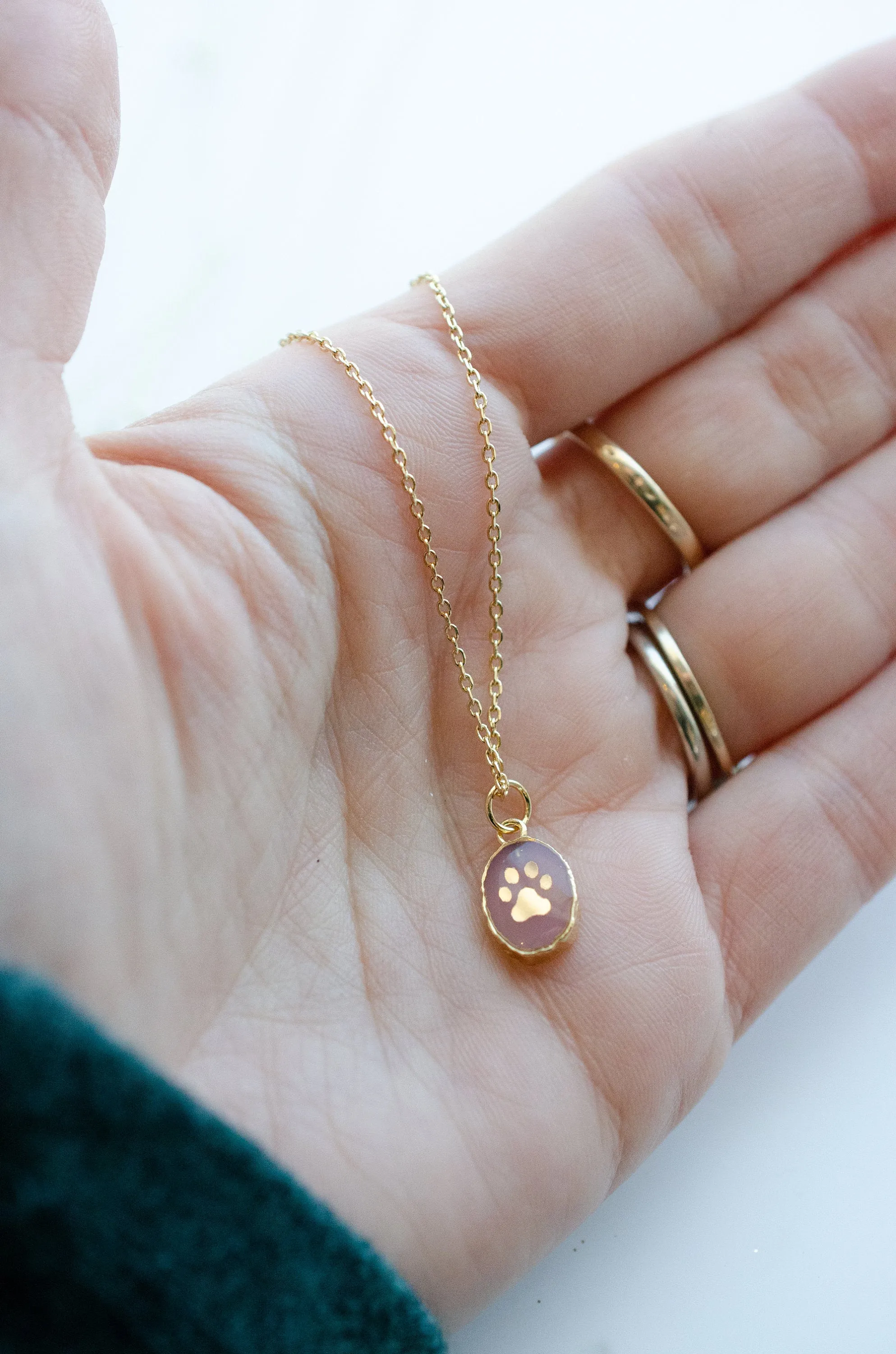 Paw Print Necklace, dog mom necklace, pet necklace, pet owner gift, animal owner necklace, animal owner gift, animal lover necklace,