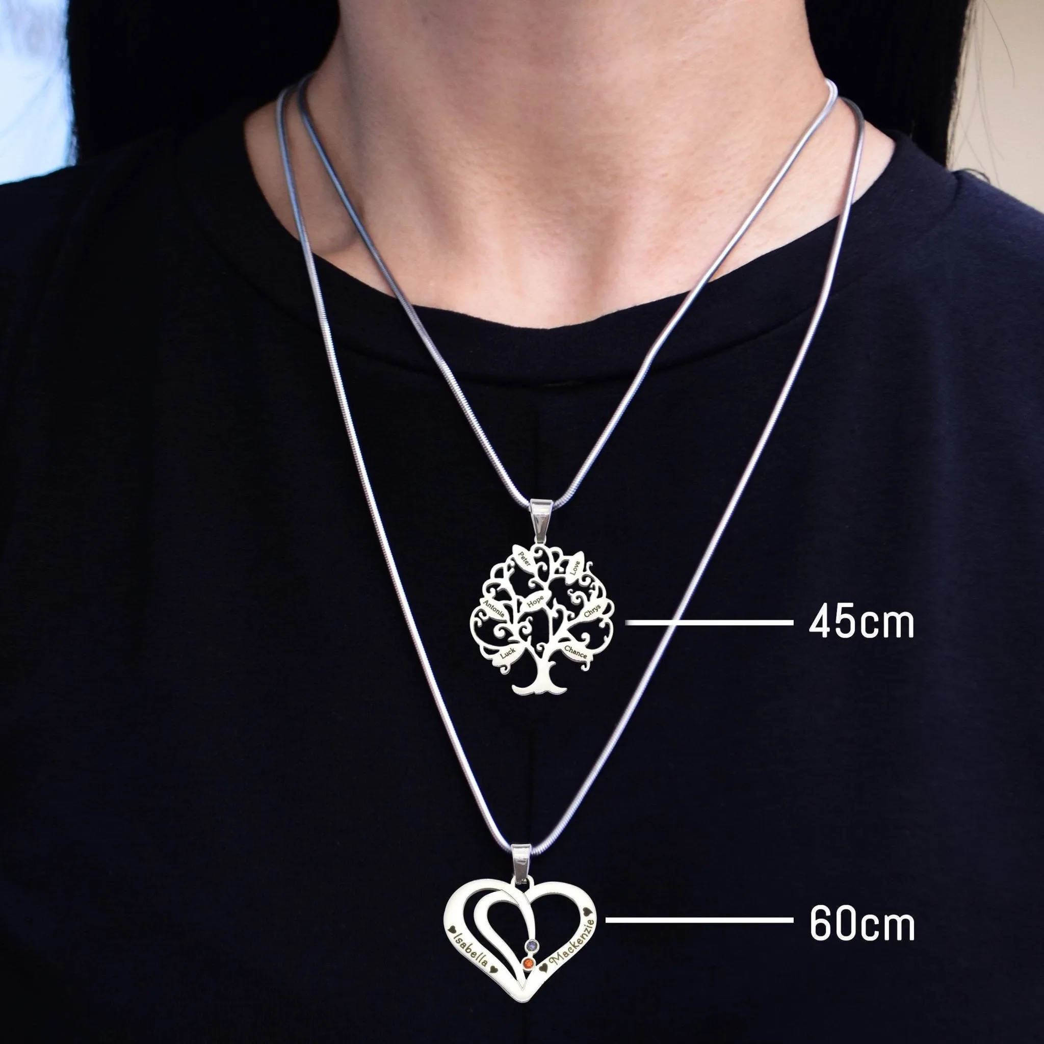 Paw Prints Washer Necklace