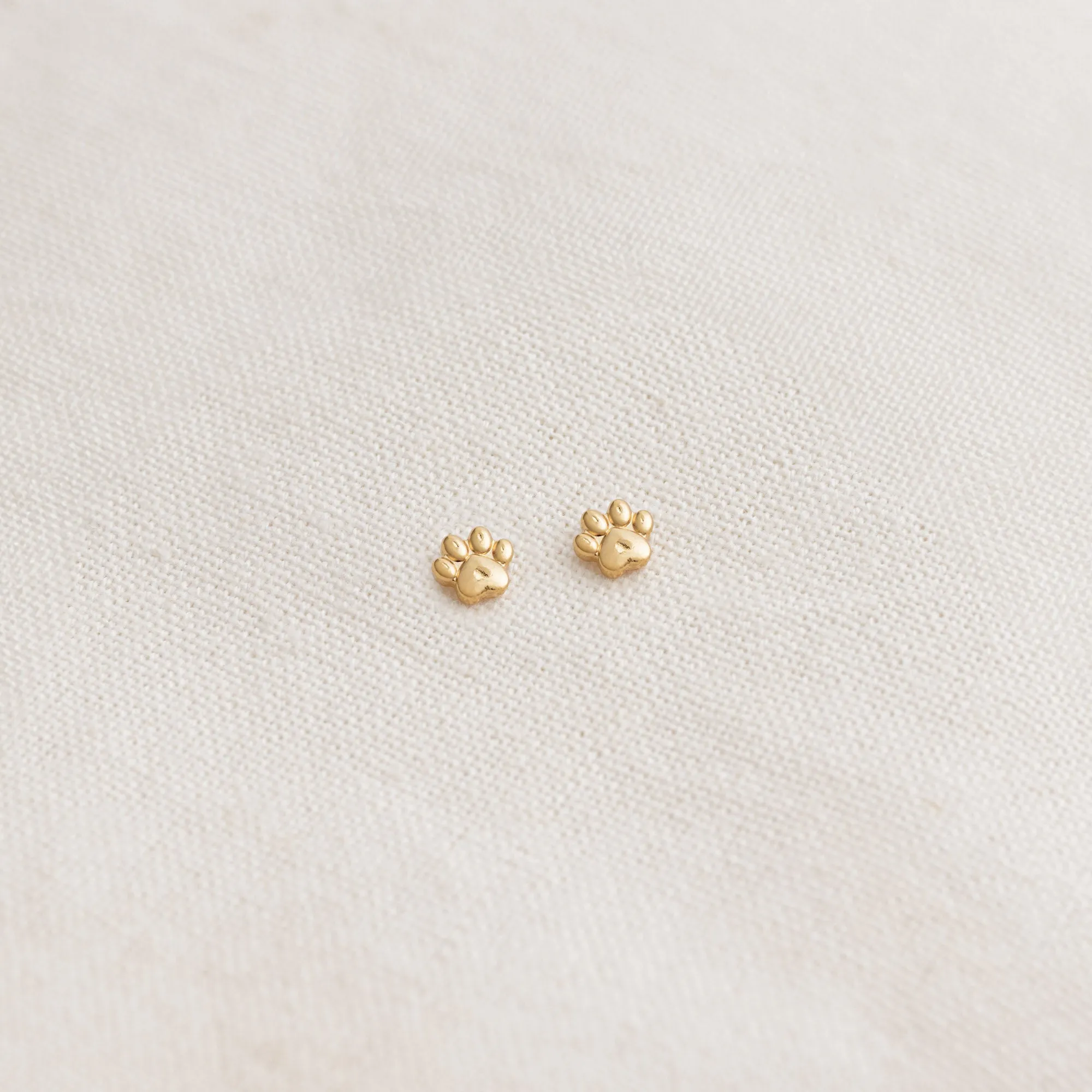 Paw Stud Earrings