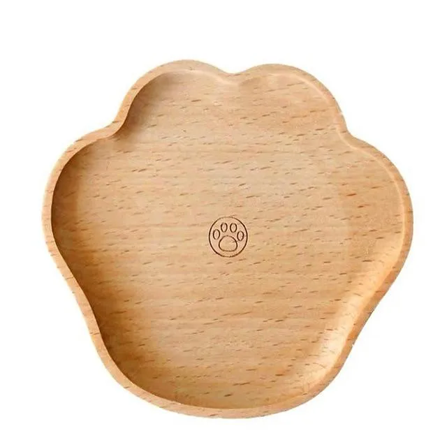 Paw Wooden Coaster