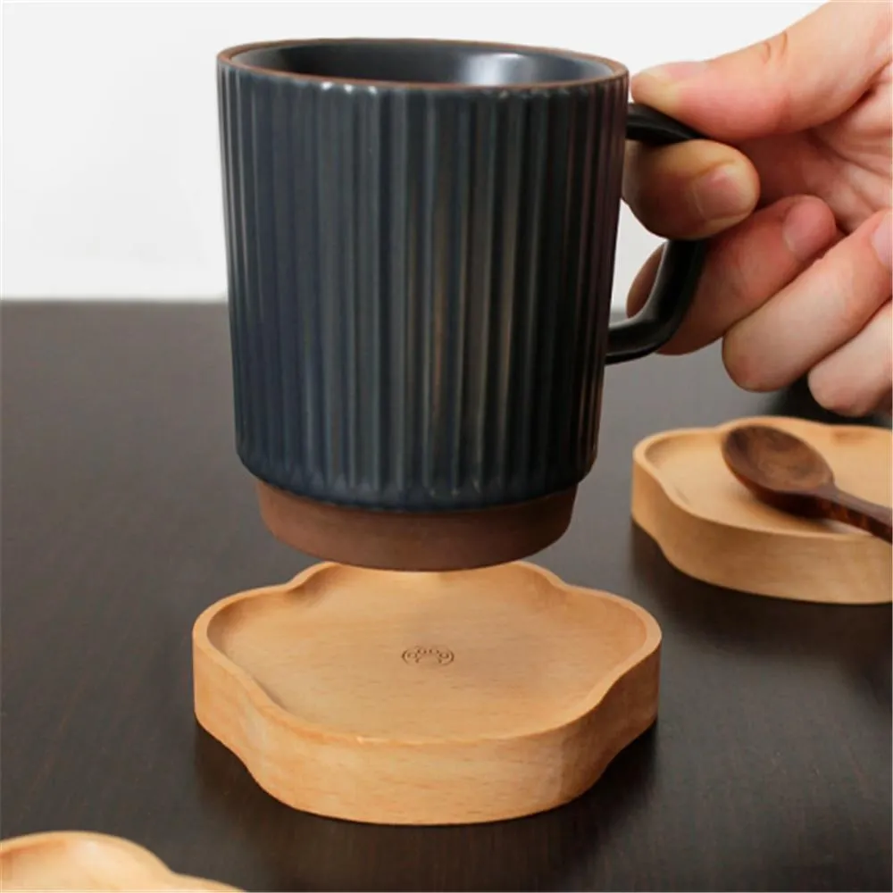 Paw Wooden Coaster