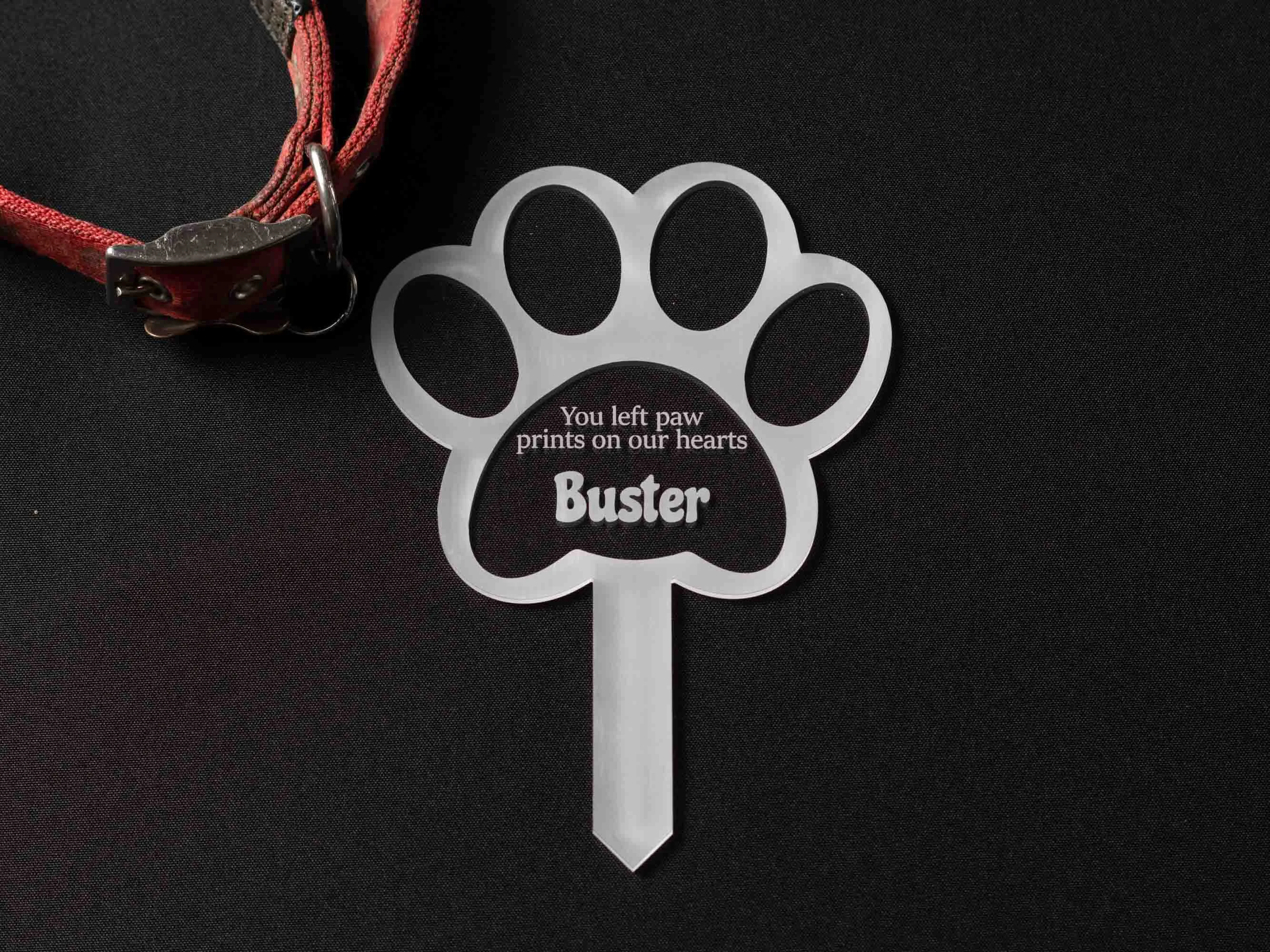 Personalised Dog Cat Memorial Marker