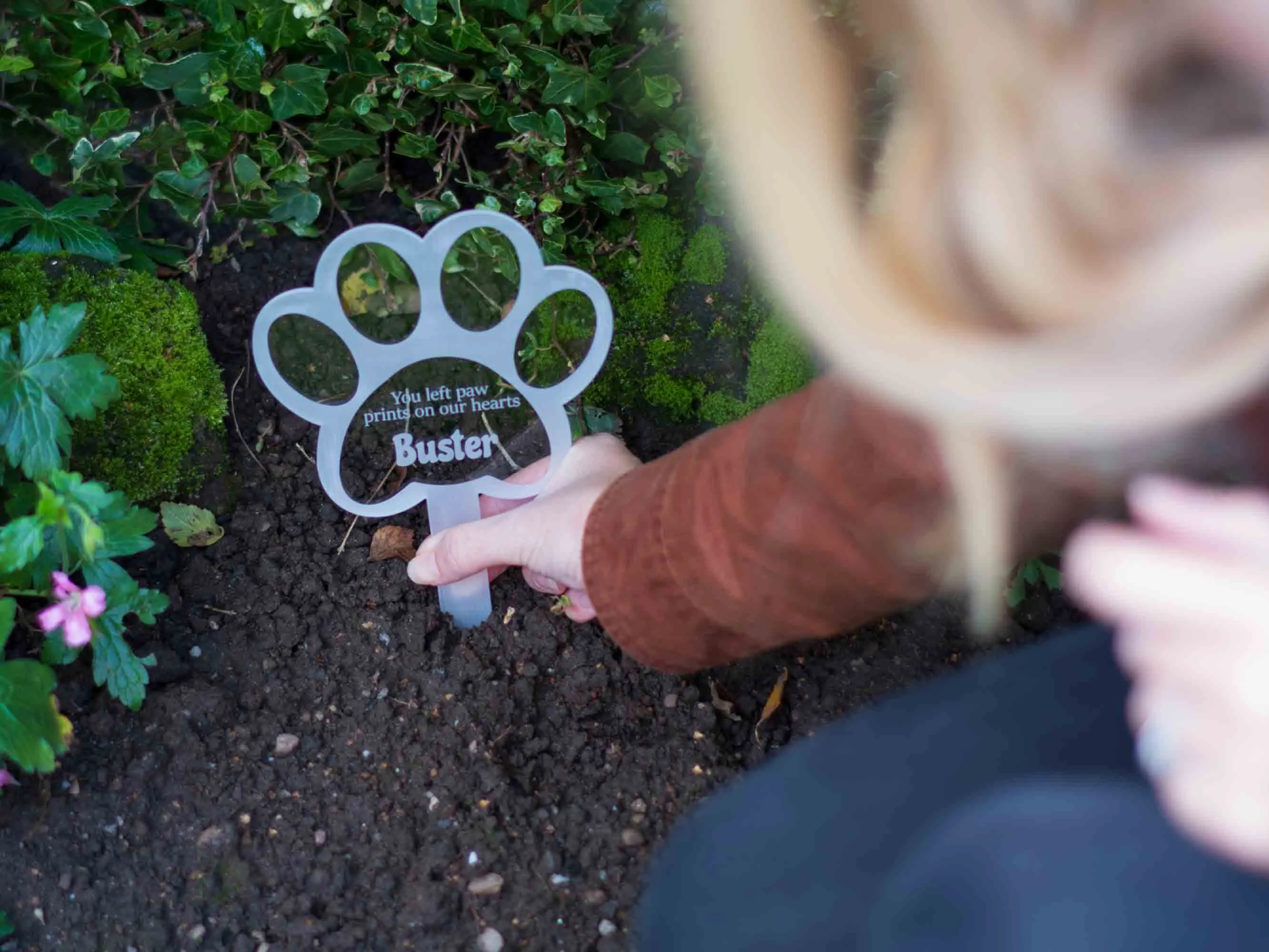Personalised Dog Cat Memorial Marker