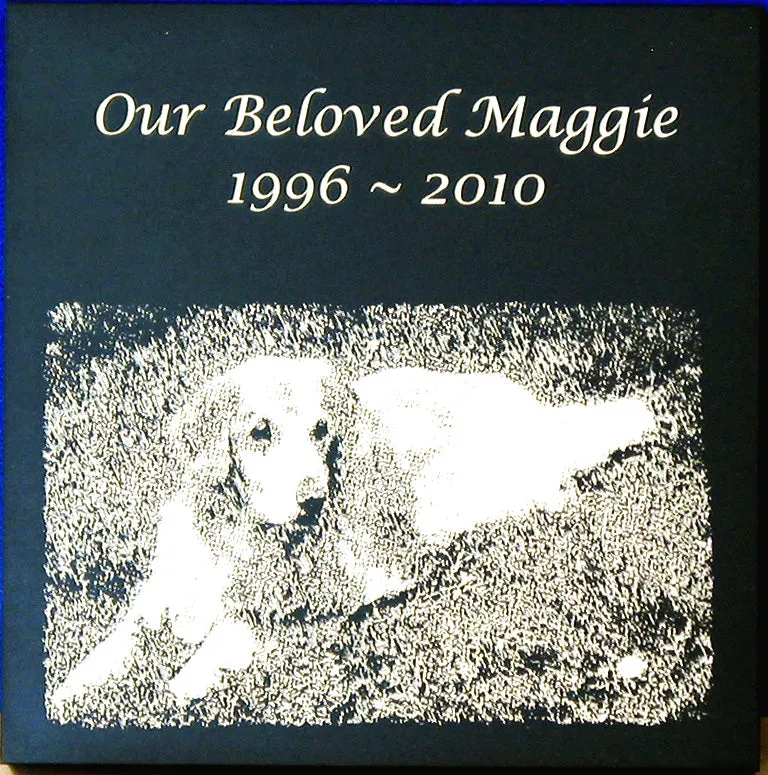 Pet Memorial Garden Plaque