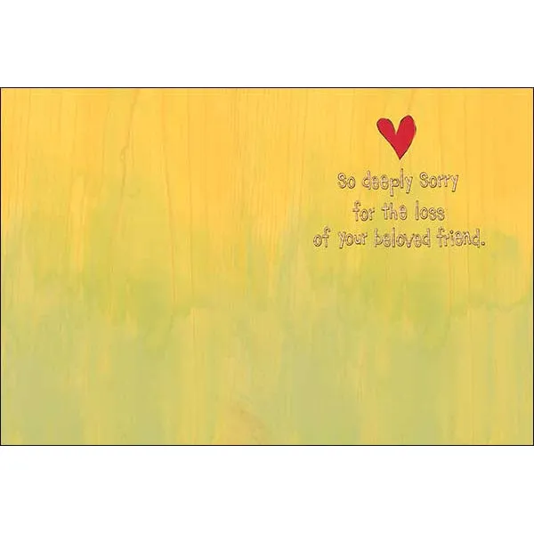 Pet Sympathy Card-4ever in your... (image of cat)